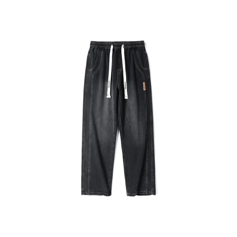 TOUHAOQINGNIAN Jeans Unisex-1