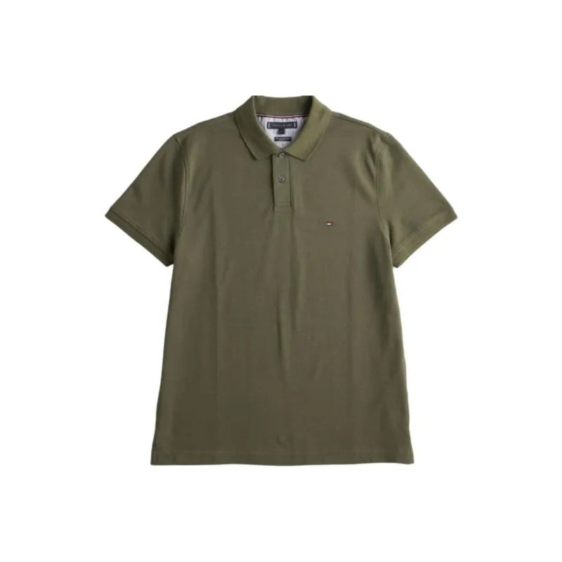 Tommy Hilfiger Polo Shirt Men's Khaki-0