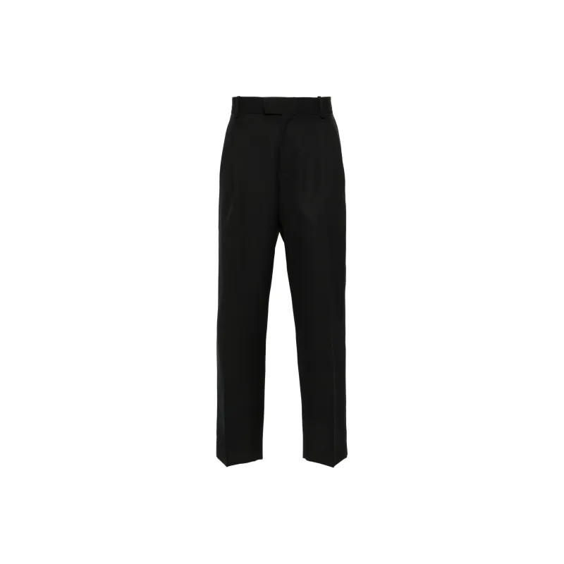 DROLE DE MONSIEUR Logo embroidered Trousers-0