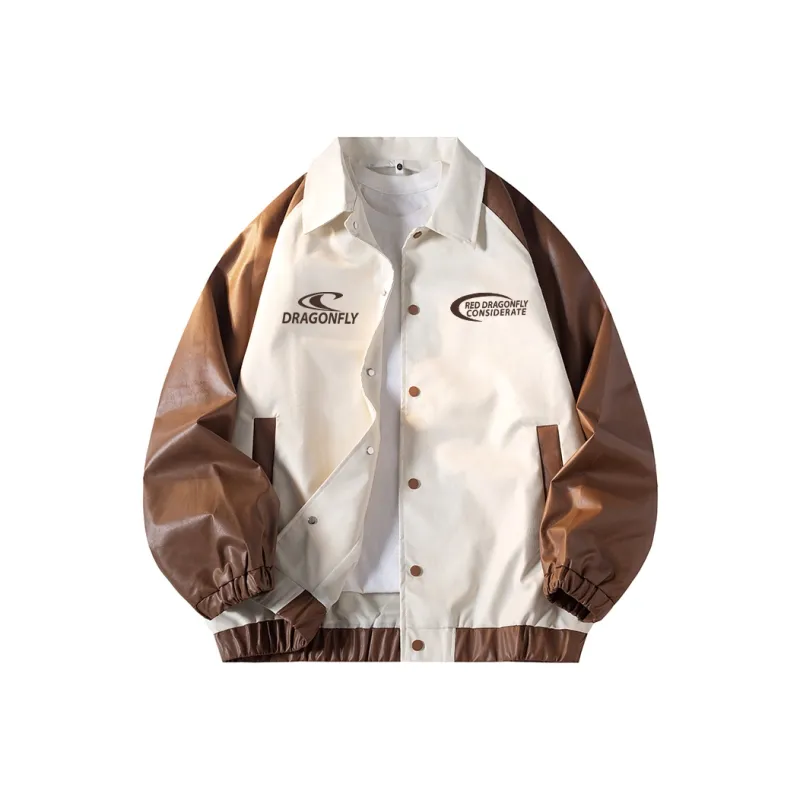 RED DRAGONFLY Leather Jacket Unisex-5