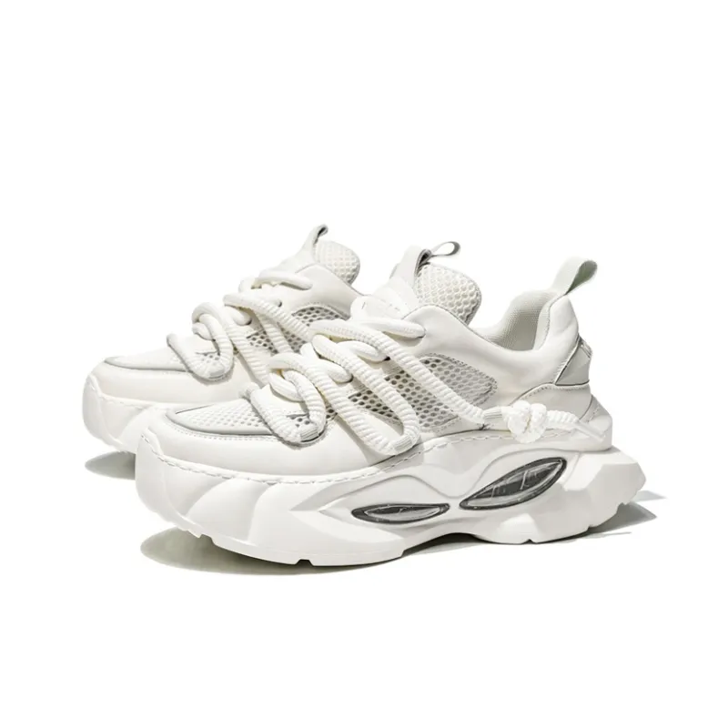 MOERBAI Lava Series Breathable Height Increase Low Top Casual Shoes Men's-2
