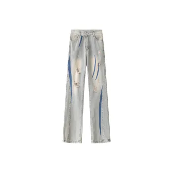 SAME FLOW Jeans Unisex Yellow Mud Blue