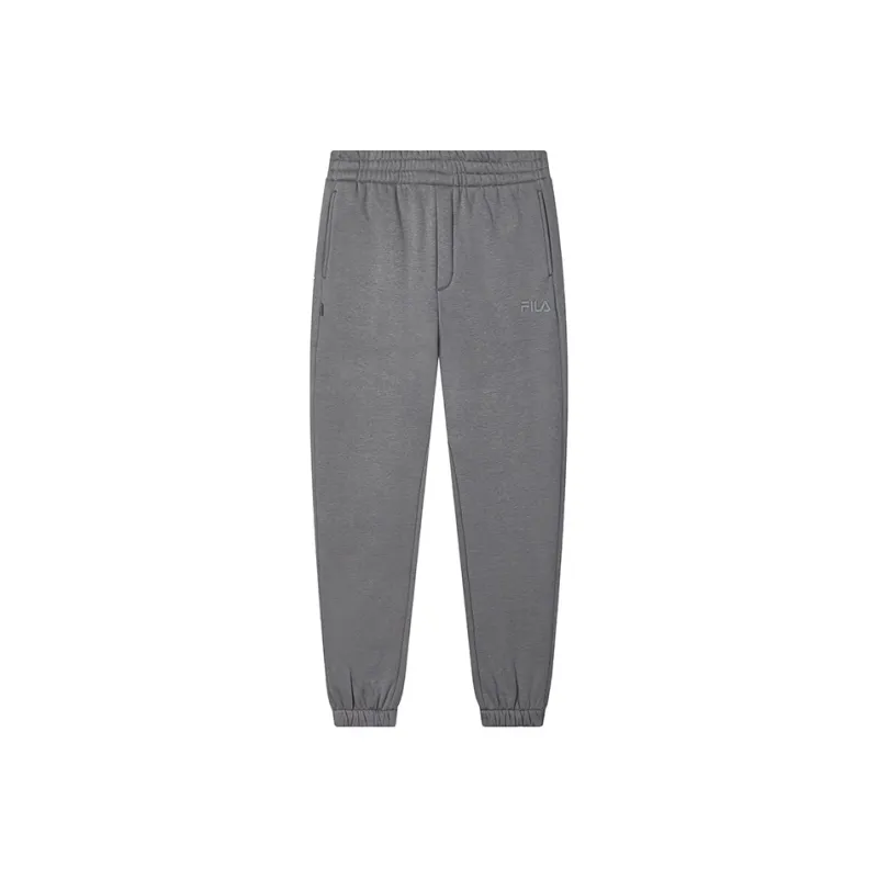 FILA Knitted Sweatpants Men's Cloudy Dora Gray-0