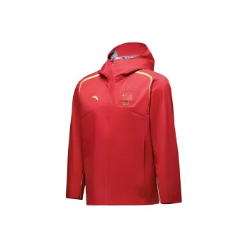 Anta Sports Life Collection Trench Coat Unisex Red