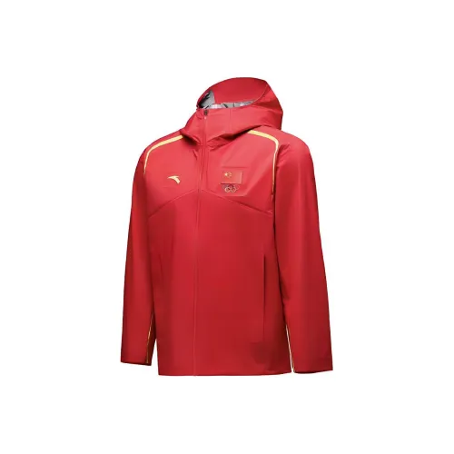 Anta Sports Life Collection Trench Coat Unisex Red