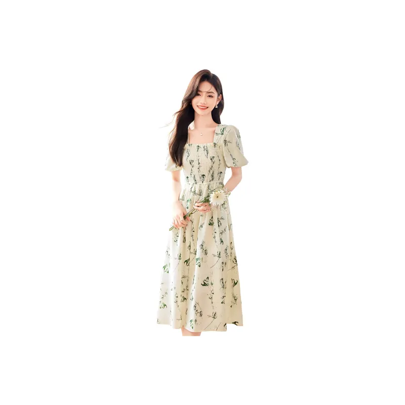 Like The Age Of Water Short Sleeved Dress Women's-5