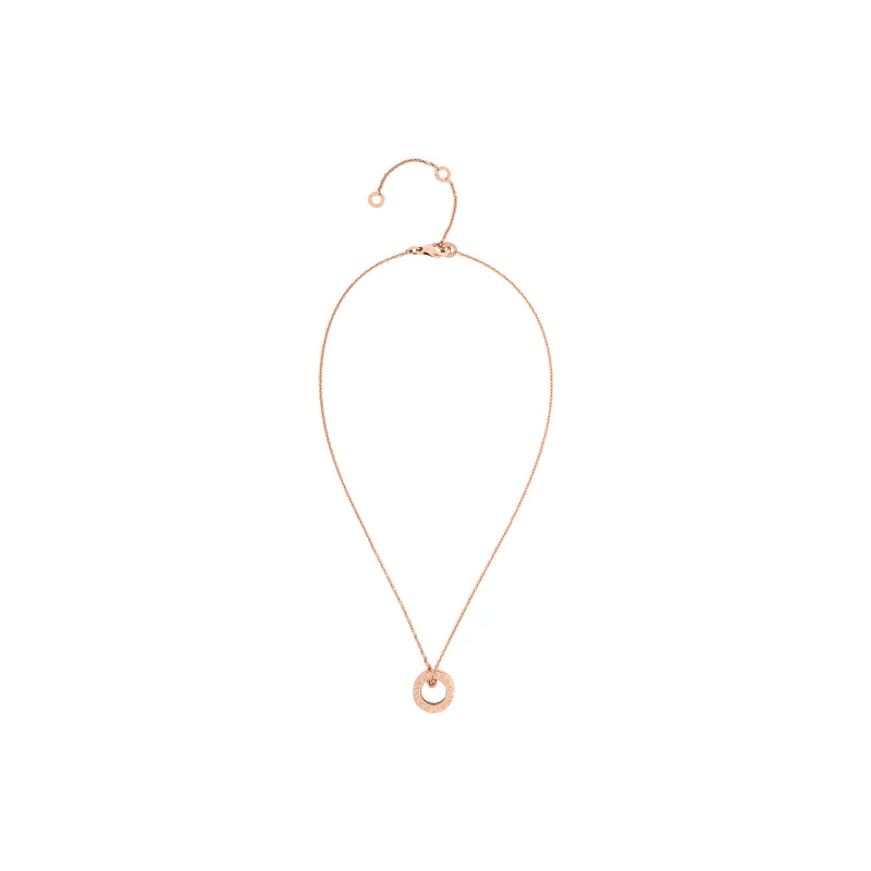BVLGARI B.Zero1 Series 18K Rose Gold Necklaces Unisex-4