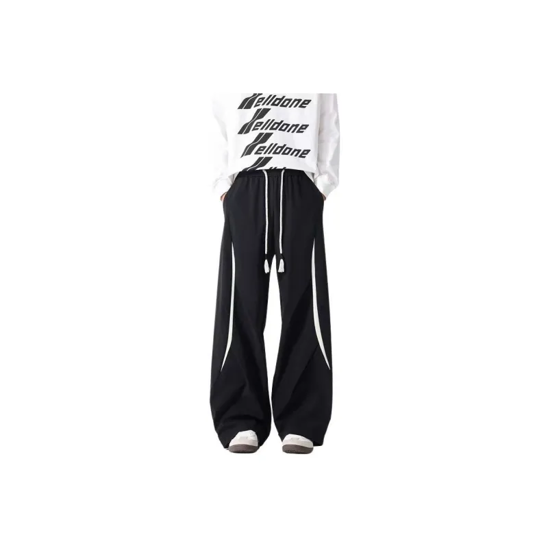 NOME Versatile Fashion Loose Fit Comfortable Wide Leg Pants Unisex-0