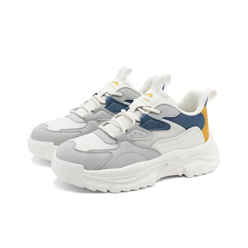 K bird Abrasion Resistant Breathable Height Increasing Low Top Chunky Sneakers Men's-15