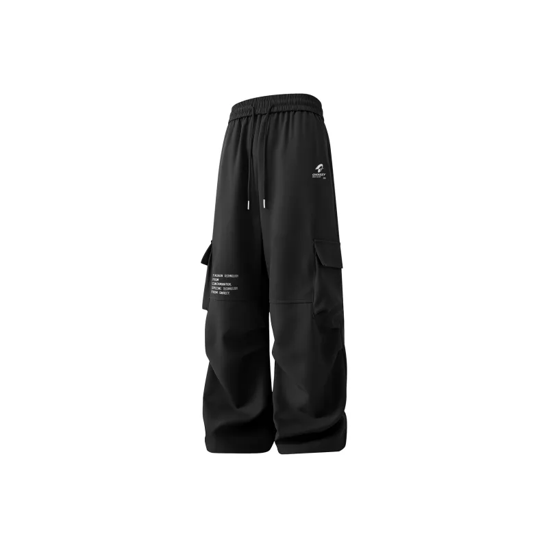 Qnxeey Cargo Pants Unisex-0