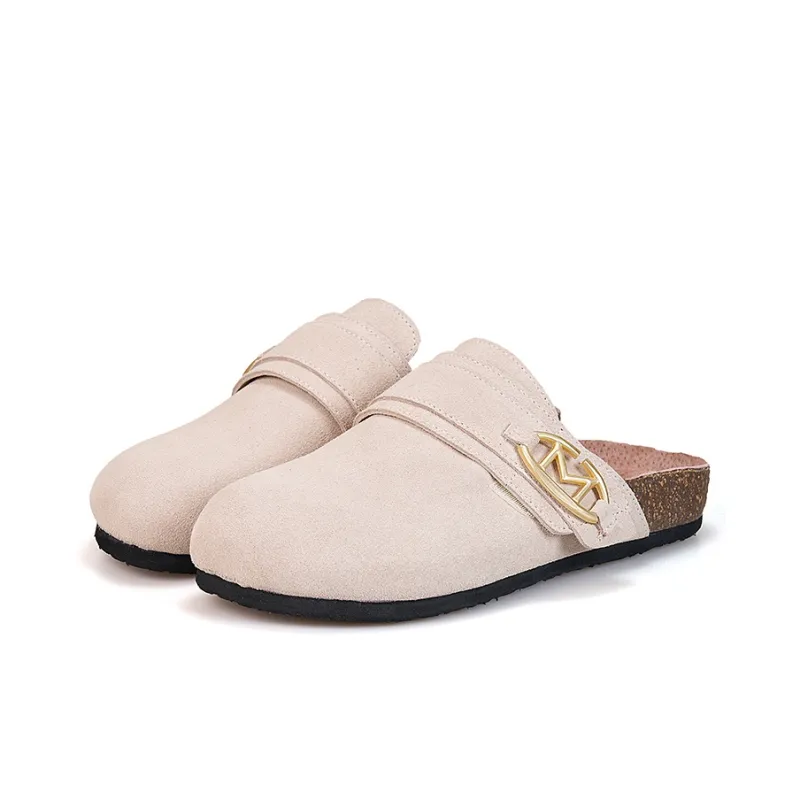 Joy&Mario Slip Resistant Closed Toe Slippers Women's-14