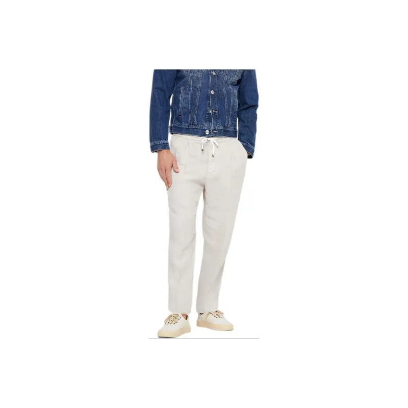 Brunello Cucinelli Straight-leg Linen Trousers-0