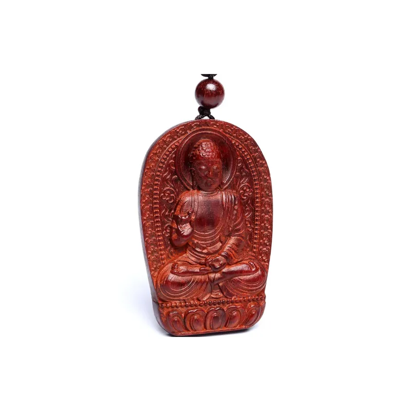 Moon Seal Hundred Rivers Rosewood Pendants Unisex-9
