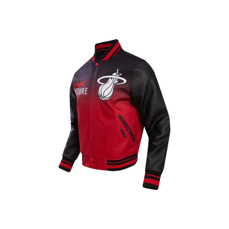 NBA Miami Heat Pro Standard 2023/24 City Edition Jackets Coats Men's Black-0