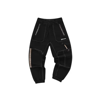 FILA FUSION Casual Pants Men Elegant Black