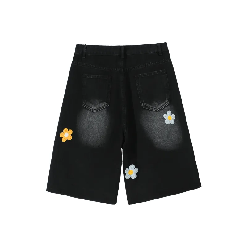 Nuthink Denim Shorts Unisex-2