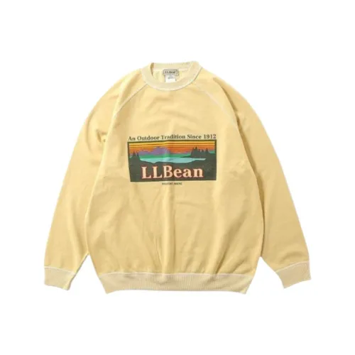 L.L.Bean 옐로우 남성 맨투맨