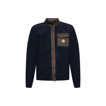 Moncler Aperta Logo Patch Jacket