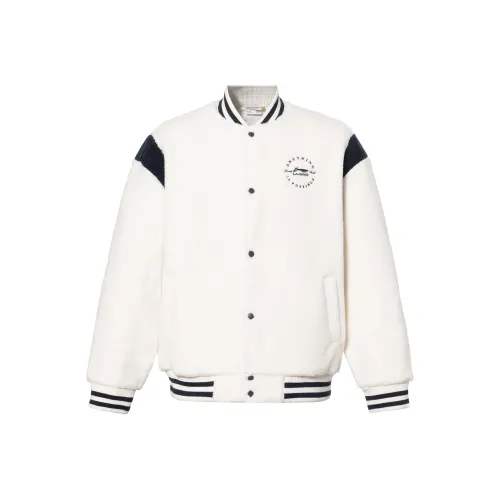 LiNing Sports Lifestyle Collection Sports Trendy Collection Baseball Jacket Men's White