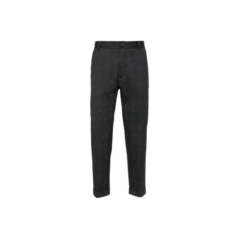 HUGO BOSS Checked Tapered Trousers-0