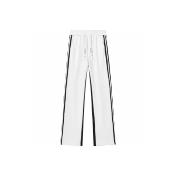 P8H9 Knitted Sports Pants Unisex Black White