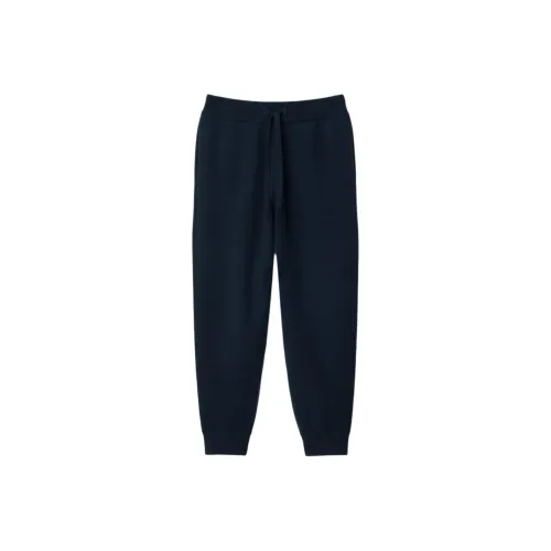 Burberry Knitted Sweatpants Men's Marine Blue