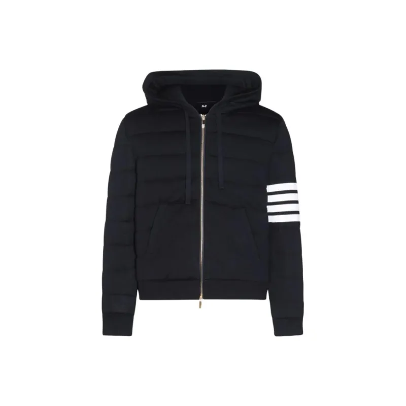 THOM BROWNE Striped Hooded Jacket-0