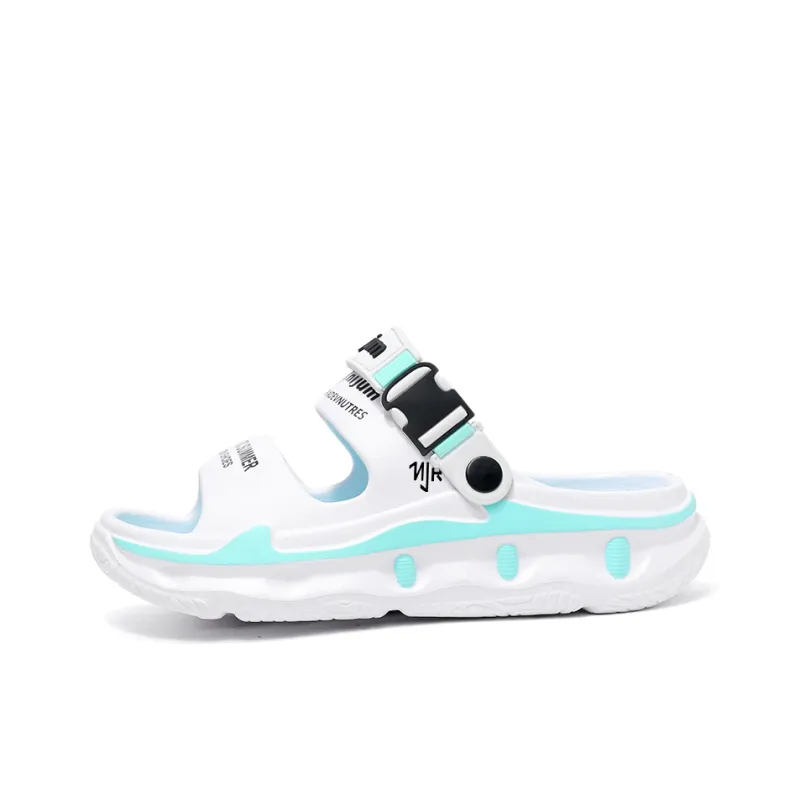 NANJIREN Beach Sandals Unisex White Blue/Beige Brown/Matcha Green/Black Orange-0