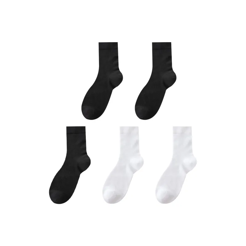 Cotton Gene Mid Calf Socks Men's Combo Set-6