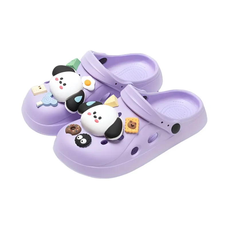 Lighthearted Thickened Clogs Summer Home Slip Resistant Bathroom Closed Toe Slippers-3