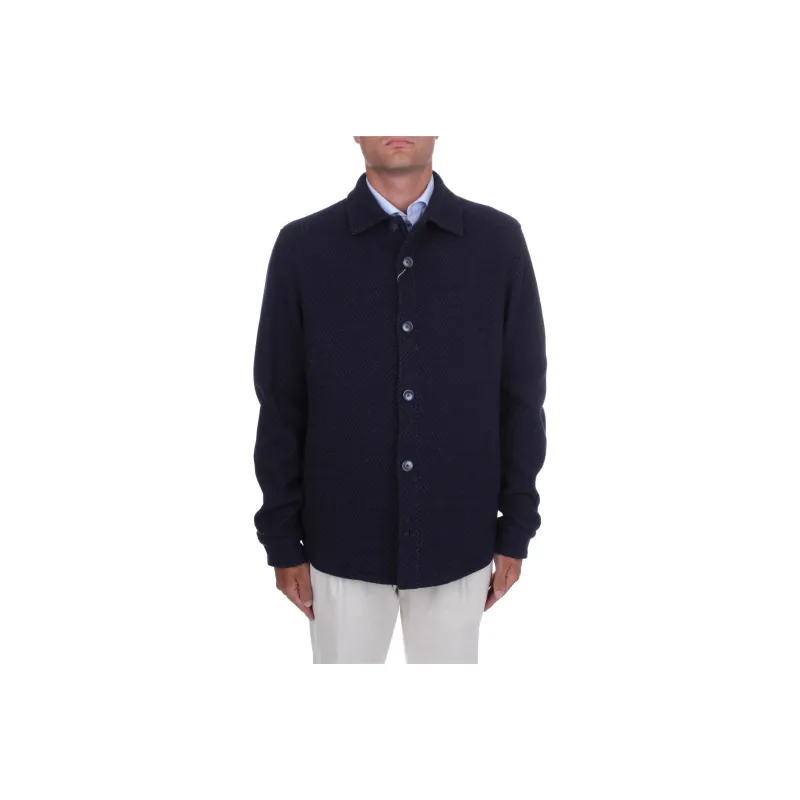 HERNO Buttoned Long Sleeved Shirt Jacket-0