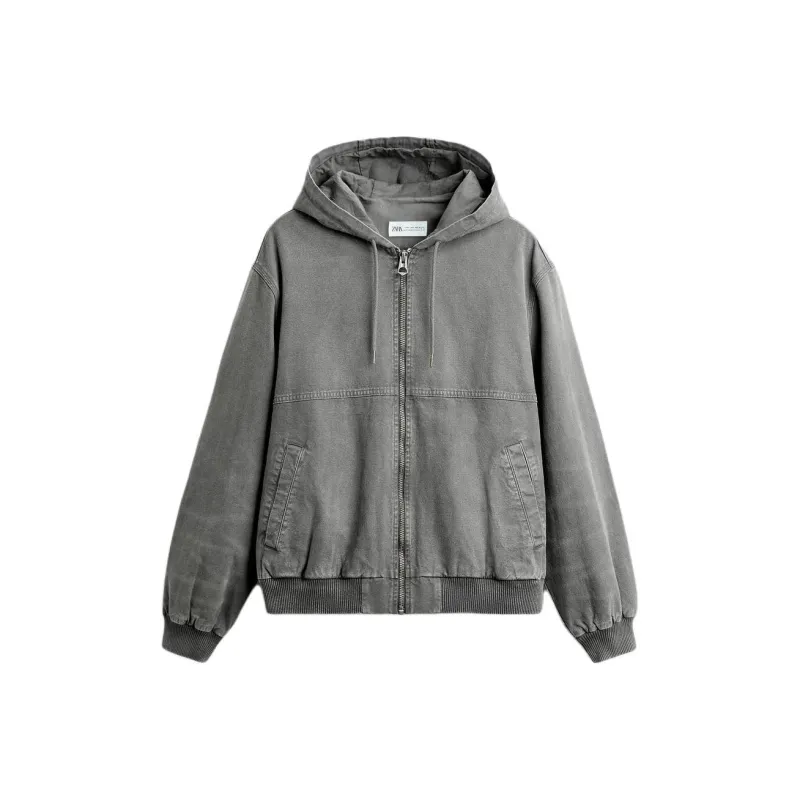 ZARA Jackets & Coats Men's Light Gray-0