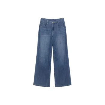 Bosieagender Jeans Unisex Denim Blue