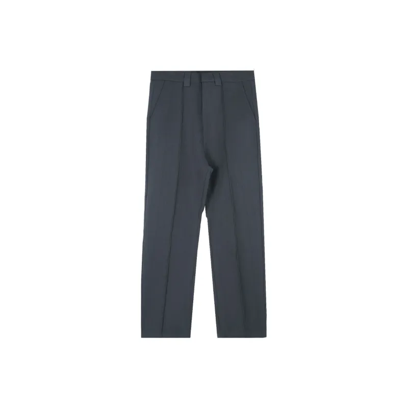 WILD LEADER Casual Pants Unisex Lead Gray-0