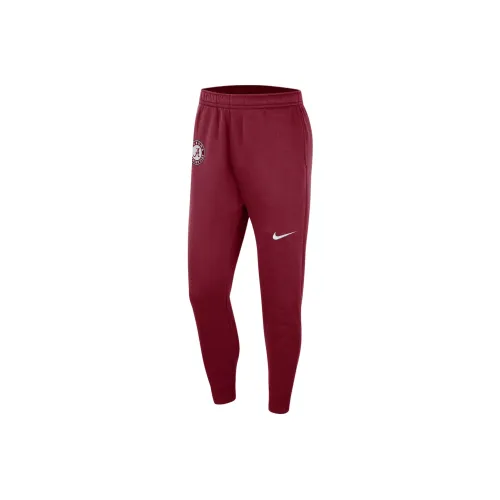 Nike Alabama Club Fleece Knitted Sports Pants Men's Deep Red