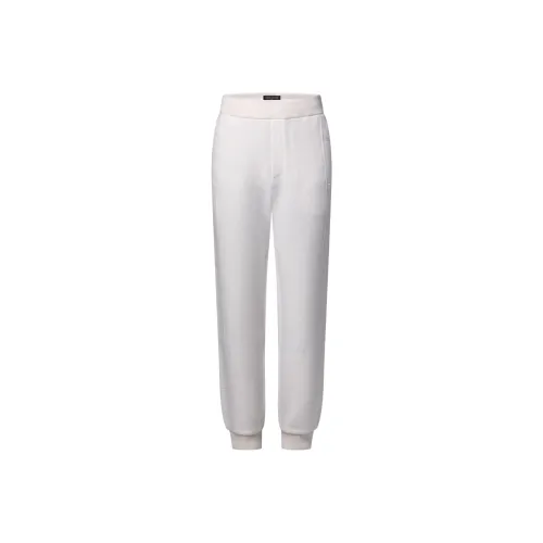 LOUIS VUITTON Quilted Textured Wool Pants