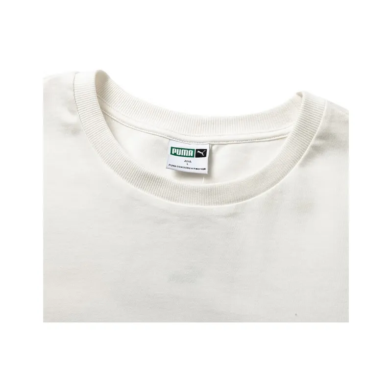 PUMA T Shirts Men White-3