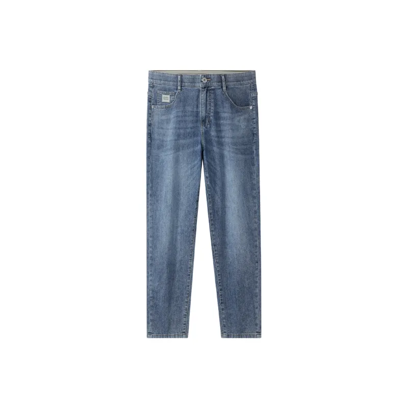 HLA Jeans Men's Blue Gray Denim Gradient-0