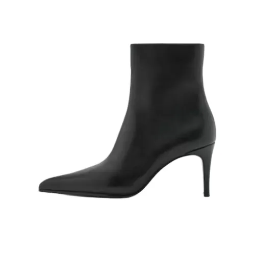 MANGO Ankle Boots 8cm Women's Black