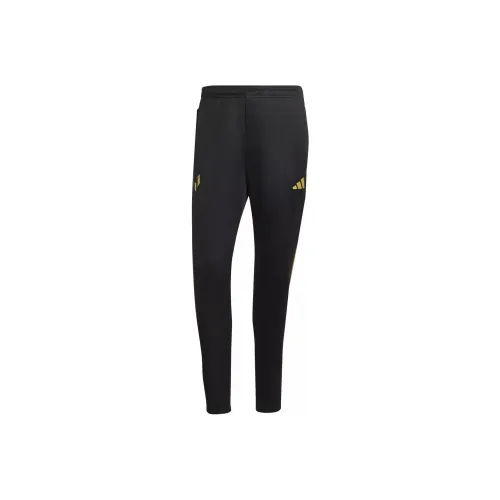 Adidas MESSI X TR PNT Knitted Sweatpants Men's Black