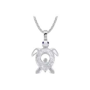 CHOPARD 18K White Gold Necklaces Unisex Silver