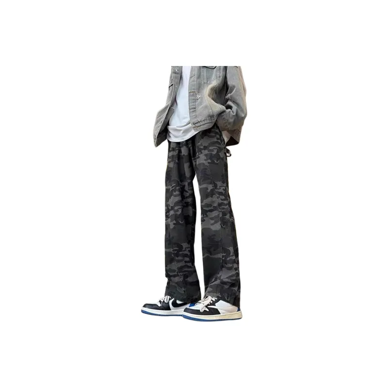 KVIV Jeans Men's Army Green Camouflage-6
