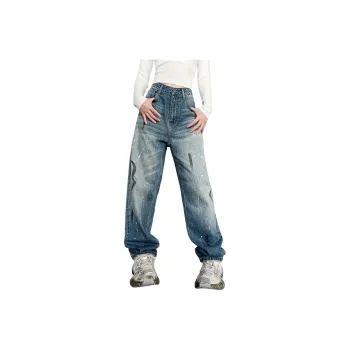 FAR BACK Jeans Unisex Vintage Blue