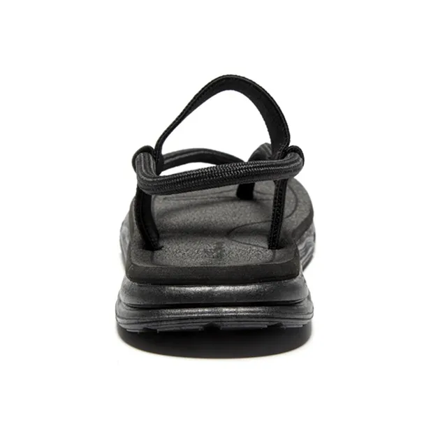 EOKAGAH Beach Sandals Men's Black Red-6