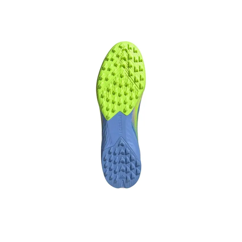 Adidas F50 PRO TF Rubber Broken Studs Anti Slip Wear Resistant Soccer Shoes Unisex Blue Pink-5