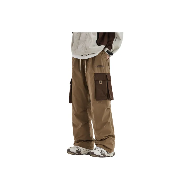 ALL IN Casual Pants Men's Coffee Brown-0