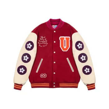 Vandy The Pink Baseball Jacket Unisex Red