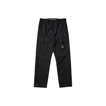 STONE ISLAND Logo Patch Cargo Pants