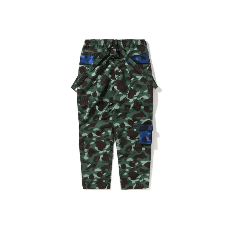 A BATHING APE X Undefeated Camo Multi Pouch Pocket Pants-0