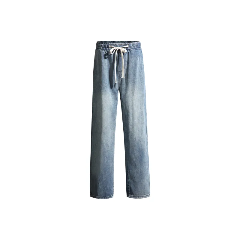 JUNGLE PANDA Jeans Unisex Distressed Gray-7